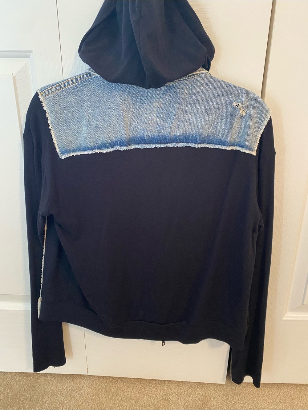Bailey 44 Women's Two-Tone Denim & Black Jacket - Picture 3 of 6
